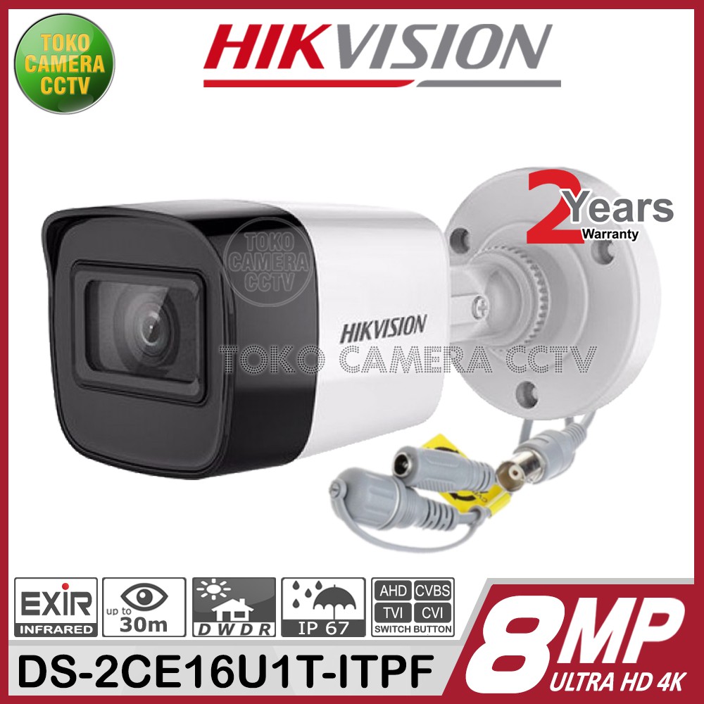 PAKET CCTV HIKVISION 8MP 16 CHANNEL 16 KAMERA