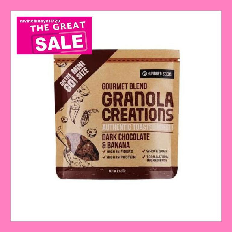 

Al04Nind Granola Creation-Dark Chocolate Banana Gourmet Mix 60 Gr Indvvl03