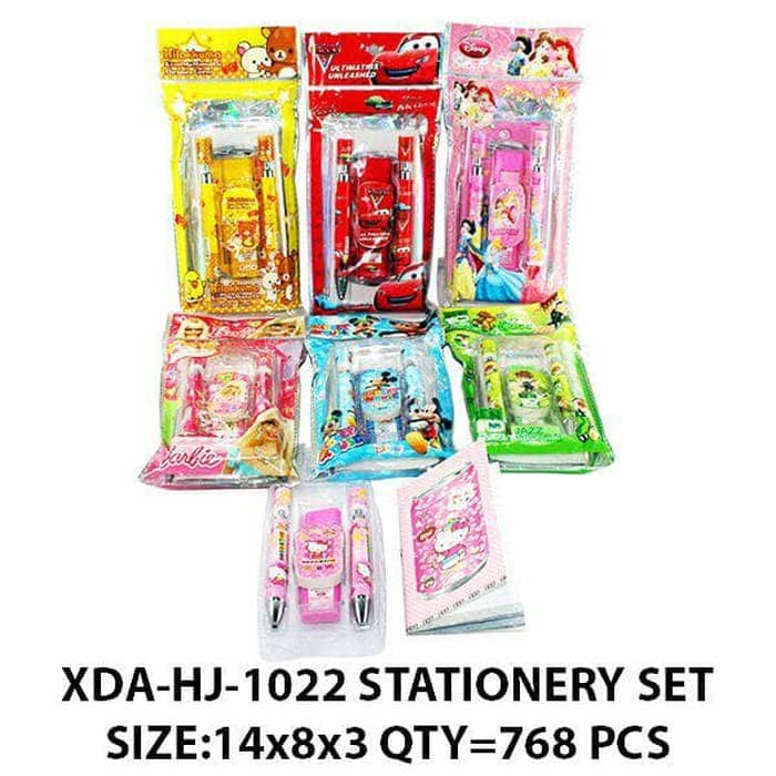 

STUDY SET /PAKET ALAT TULIS 5 IN 1 PENSIL MEKANIK DISNEY HJ-1022
