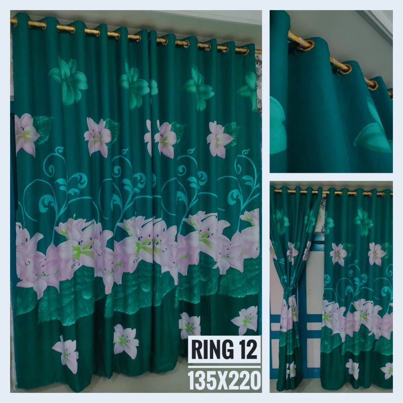 Gorden Smokring/ Tirai/Dekorasi RuangTamu/Horden Spica