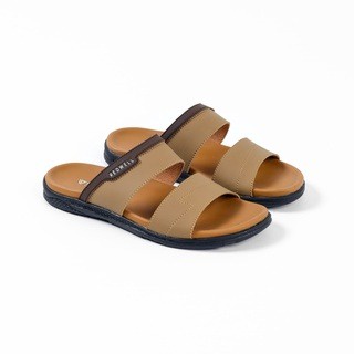 Sendal Kulit Asli Pria Sandal Slop Casual / Sendal Jepit Slide (GRATIS ONGKIR) BISA COD (BAYAR DITEMPAT)