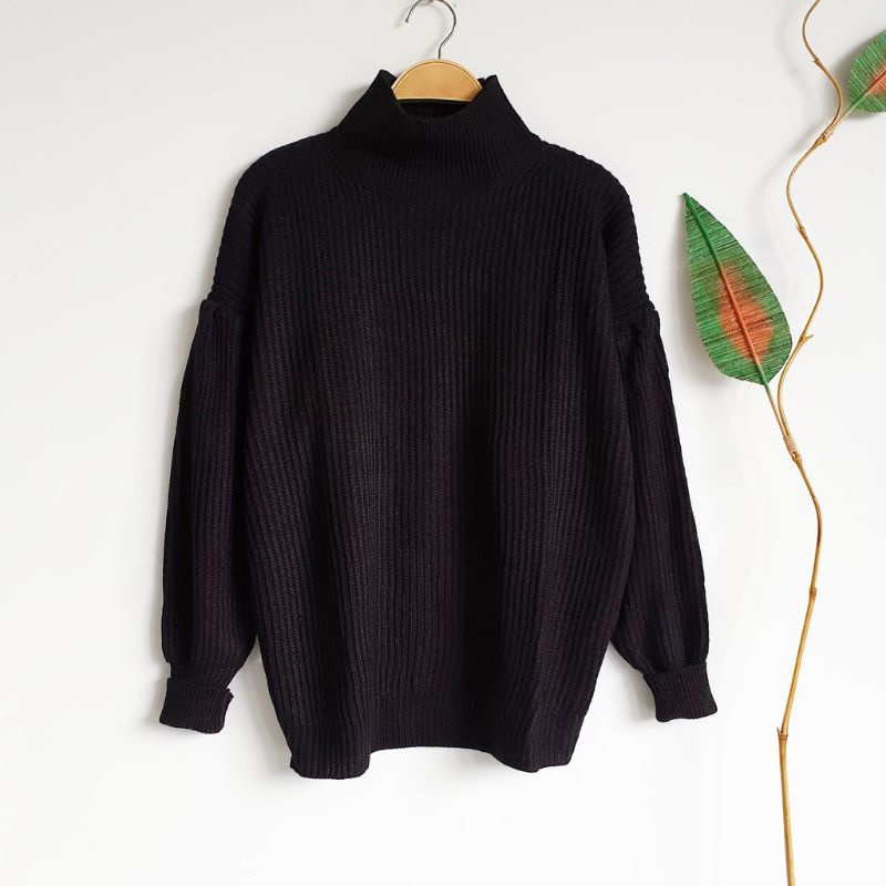 TURTLENECK KNIT ATASAN WANITA