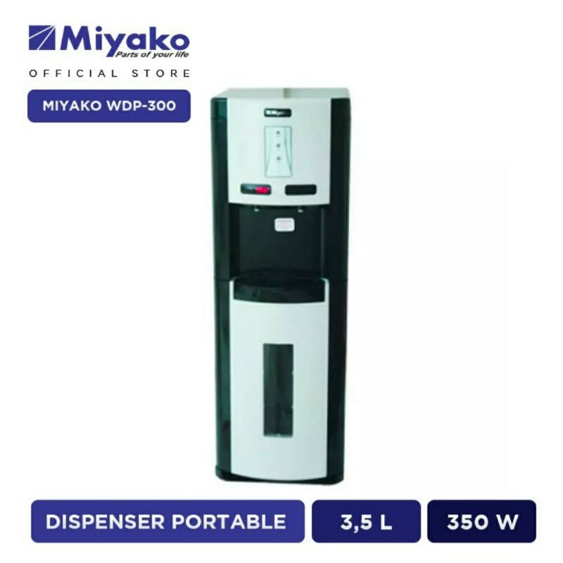 Dispenser Galon Bawah Miyako WDP 300 Hot &amp; Cold Dispenser Miyako Galon Bawah WDP 300