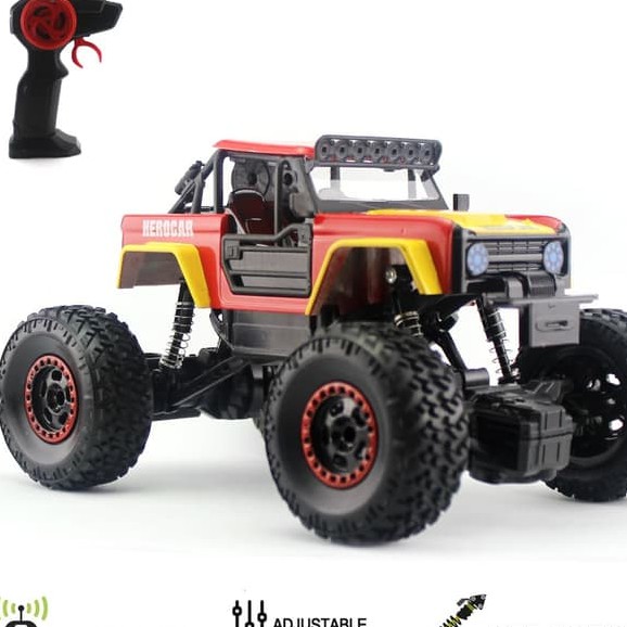  Mobil  Remot  JEEP  OFFROAD  RC Rock Crawler Remote Control 