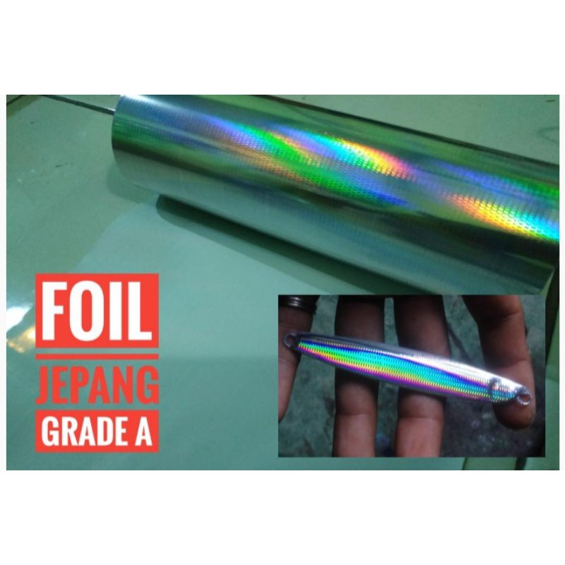 

stiker hot stamping foil motif sisik kecil grade A jepang