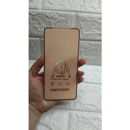 ANTI GORES CERAMIC MATTE IPHONE 11 PRO MAX ANTI GORES FULL LEM LIST HITAM SCREEN GUARD IPHONE 11 PRO
