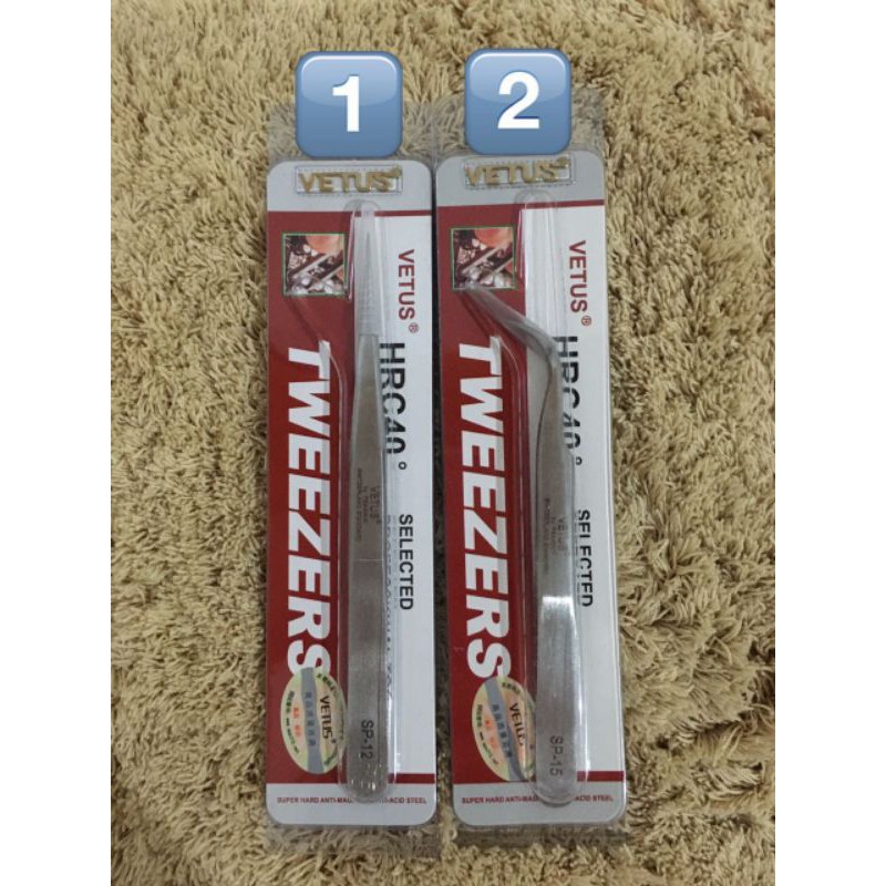 PINSET / TWEEZER ORIGINAL for EYELASH EXTENSION , SAMBUNG BULU MATA, LASH LIFT TERMURAH ORIGINAL PINSET RUNCING TIDAK TUMPUL bulumata extensions bulu mata