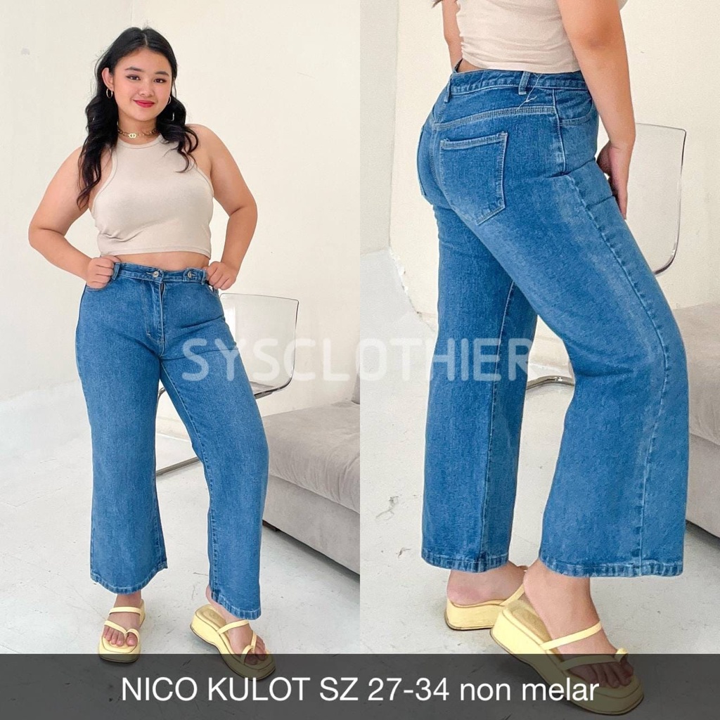 CELANA JEANS WANITA NICO KULOT PREMIUM-SYSCLOTHIER