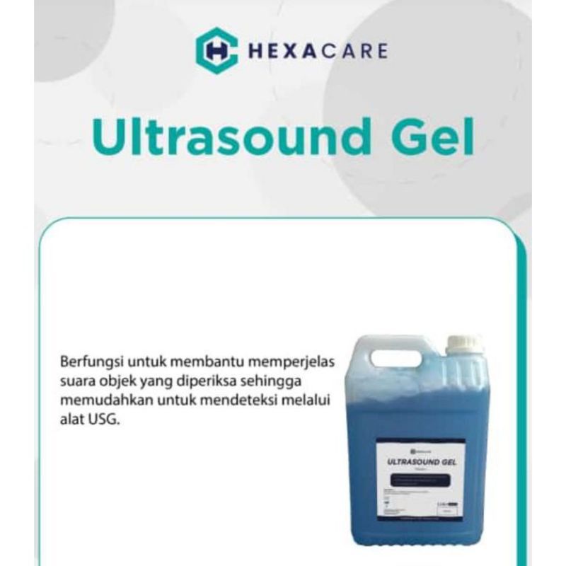 ultrasonic onemed/ ultrasound hexacare gel usg 5 liter/ gel usg ibu hamil