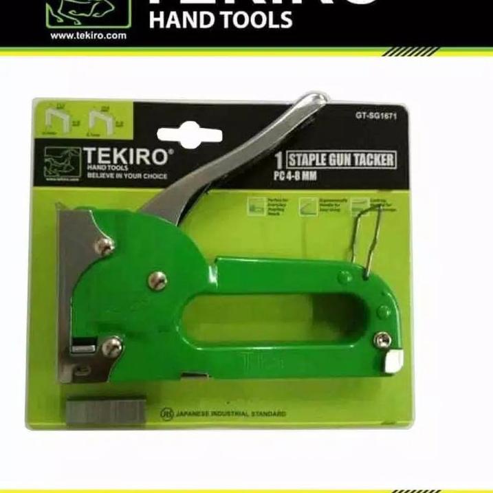 

Terjangkau - TEKIRO STAPLE GUN TACKER STAPLES GUN 4-8 MM / TEMBAKAN STAPLES STANDAR TEKIRO ✓