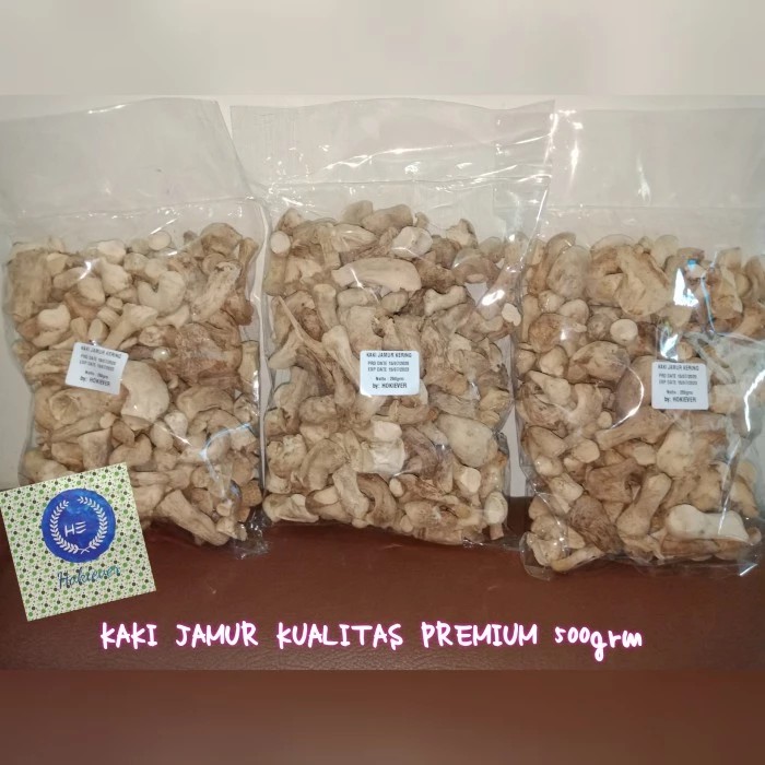 

KAKI JAMUR KUALITAS PREMIUM RE-PACK 500grm