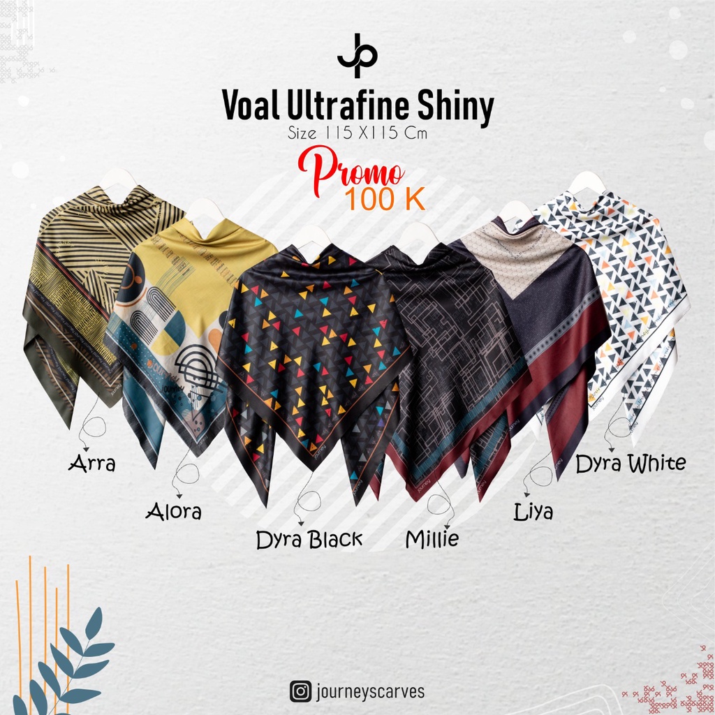 Hijab JP Voal Ultrafine Shiny