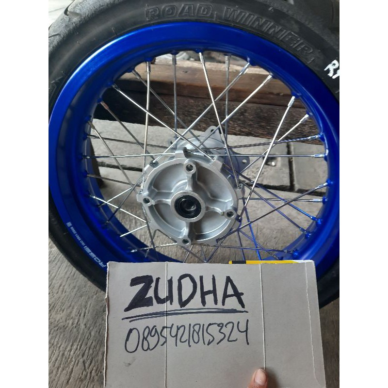 Velg roda supermoto crf paket hemat biru murah
