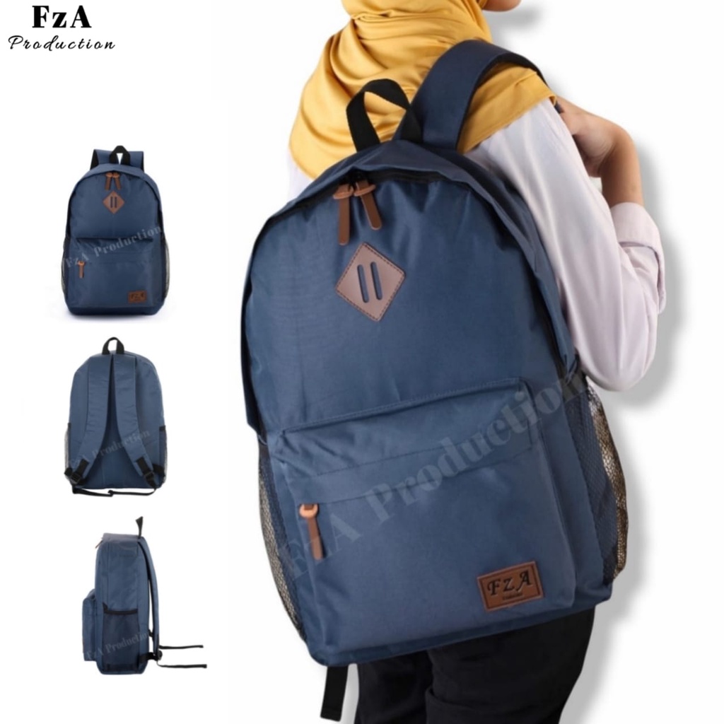 Tas Ransel Punggung Distro Casual Pria Wanita BackPack / Tas Ransel Laptop Original - FzA BUY 1 GET 2