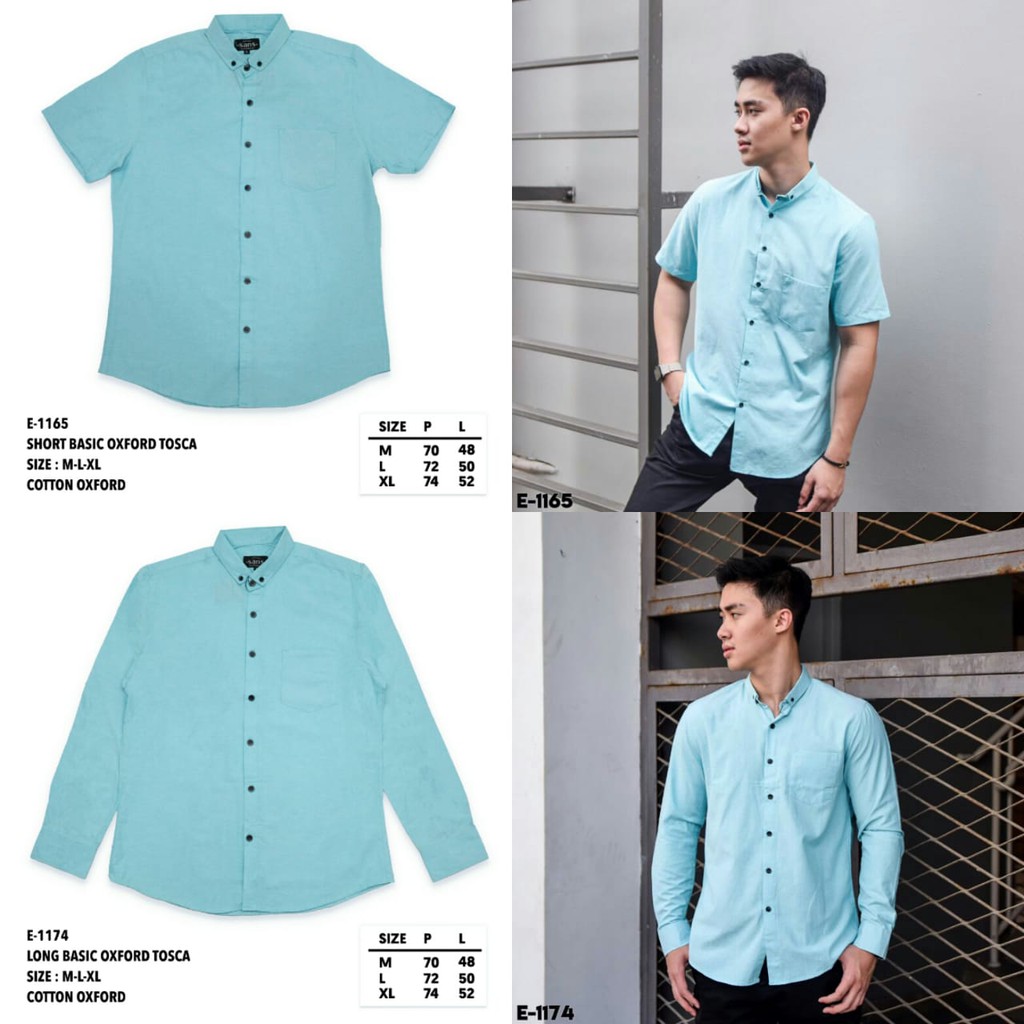 kemeja couple hijau tosca | kemeja seragam hijau tosca