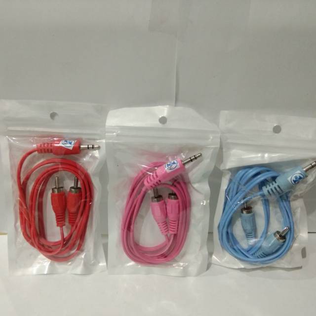 KABEL TEBAL SOLID AUX MACARON 1 IN 1/JACK 3.5MM AUDIO