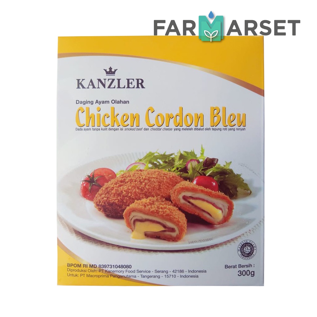 

[BANDUNG ONLY] Kanzler Chicken Cordon Blue Kemasan 300gr isi 2pcs