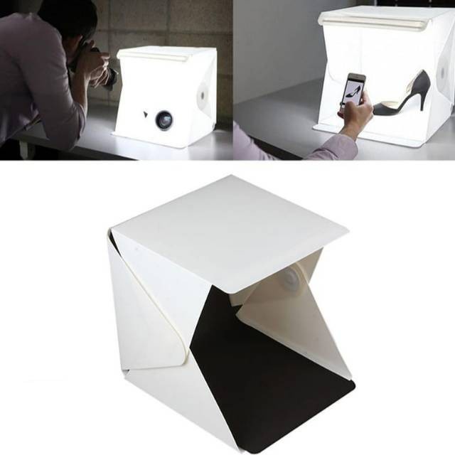 LED PHOTOBOX Mini Photo Studio Mini Dengan Lampu Box Portable Grosir