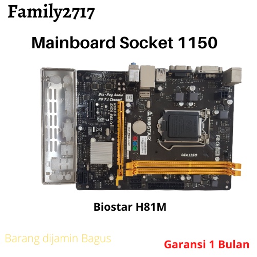Mianboard H81 Biostar soket 1150 Ddr3