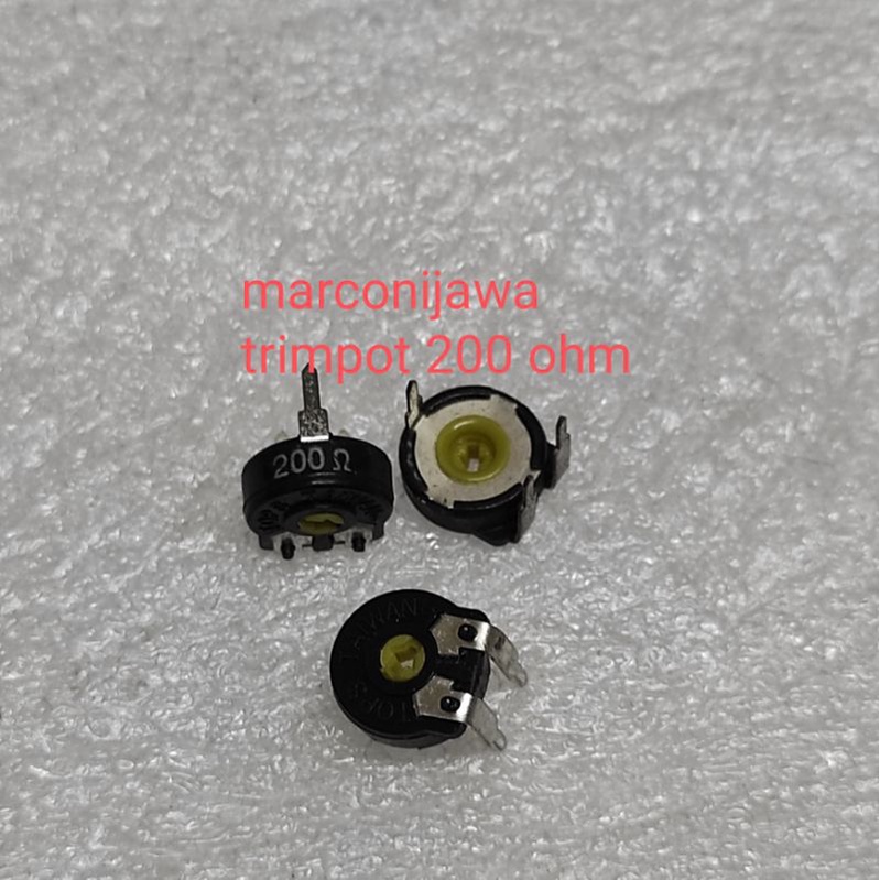 trimpot VR200 ohm hitam trim atas