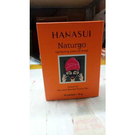masker wajah hanasui naturgo 1 box