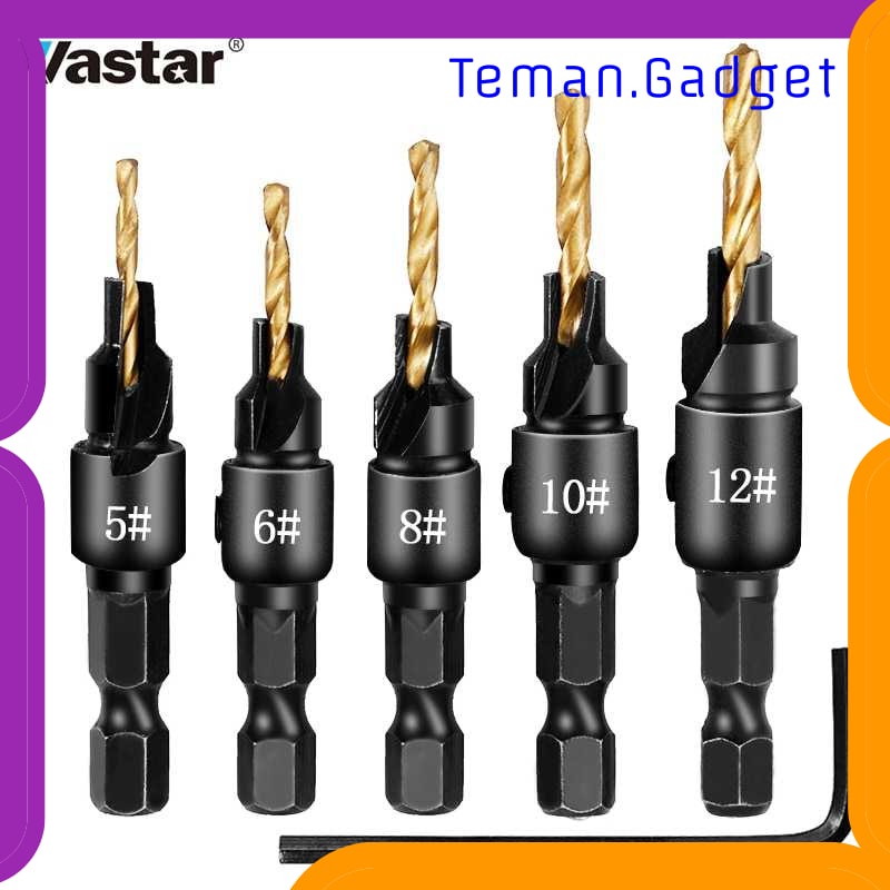 TG-DG427 TAFFWARE VASTAR MATA BOR DRILL BIT HSS 1.98-3.56MM 5 PCS - SV-VDB26