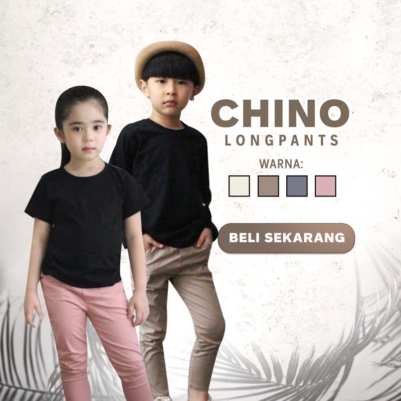 Jobel LongPants Chino Unisex - Celana Murah Anak/Chinos Pants Best Seller