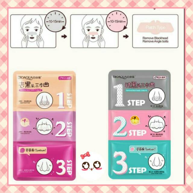 Masker 3 Step Komedo / Masker Komedo 3 in 1