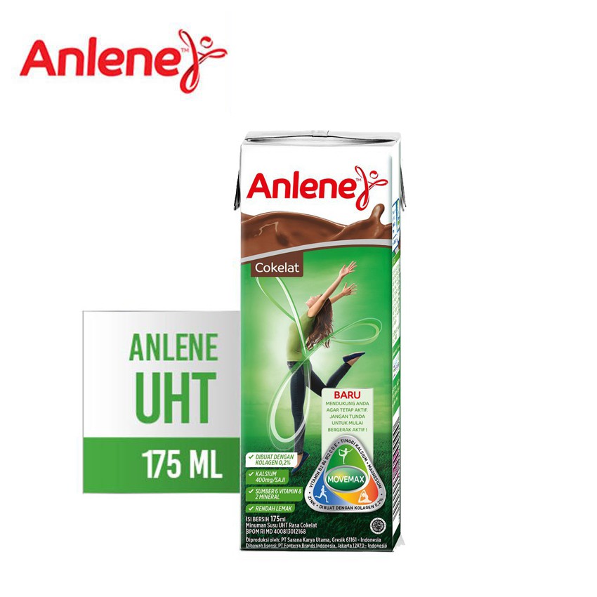 Anlene SUSU UHT High Calcium - Cokelat - [175ml]