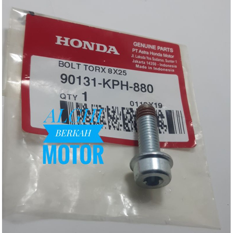 Baut Braket Kaliper 8x25 Original Honda 90131-KPH-880