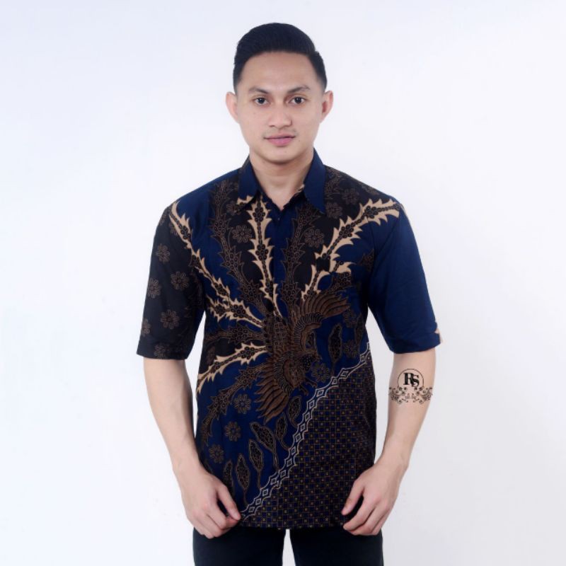 KEMEJA BATIK PRIA LENGAN PENDEK