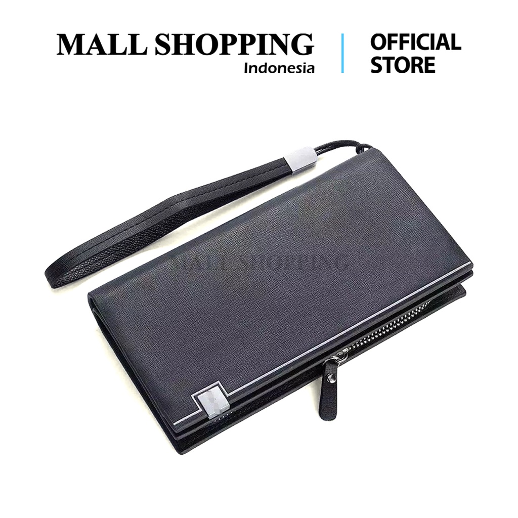 (COD) Dompet Pria Dompet Panjang Bahan Kulit DOMPET Unisex ❤️❤️MALLSHOPPING❤️❤️