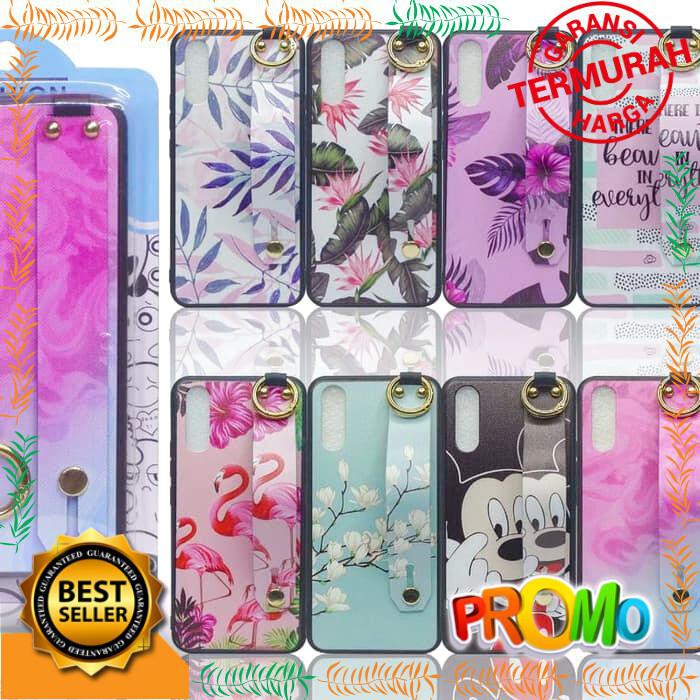 CASE MOTIF PEGANGAN TALI OPPO A3S BAHAN FUZE GAMBAR