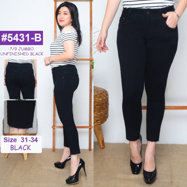 Jeans 7per9 jumbo unfinished 5431-B / Jeans 7/9 jumbo / Jeans Jumbo 7per9