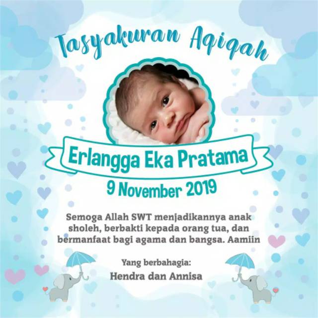 Desain Aqiqah Bayi