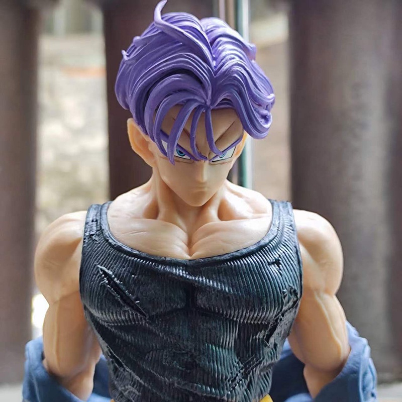 Mainan Action Figure Anime Dragon Ball Z Torankusu GK Super Saiyan LC Legend of Guild Wars Trunks Bahan PVC Ukuran 29cm