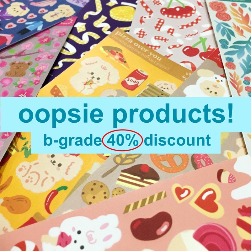 

oopsie products (b-grade) 40% discount! (read the description on each picture)