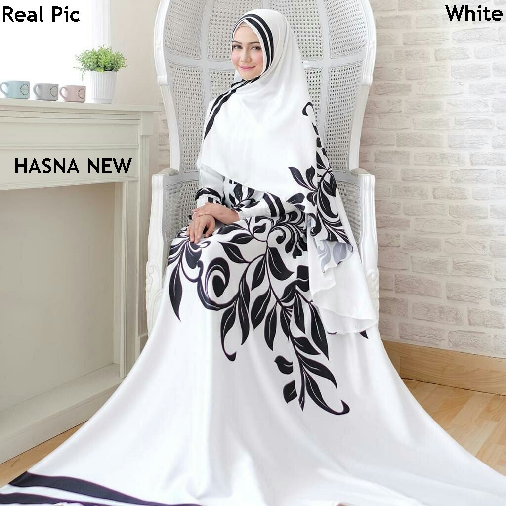 HOPYLOVY - GAMIS WANITA HASNA SYARI MAXMARA (Real Pic)