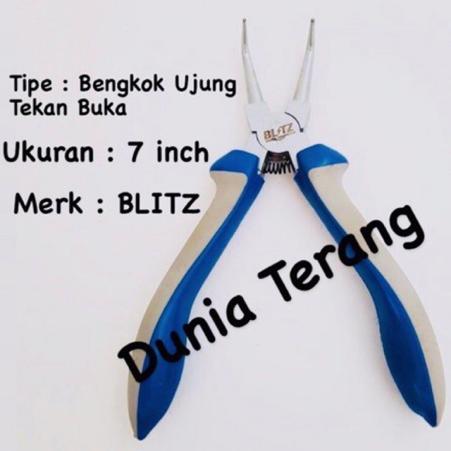 Tang Ring Per BLITZ Gg Karet Circlip Pliers Snapring Lurus Bengkok Buka Tutup - Snap Ring Veer