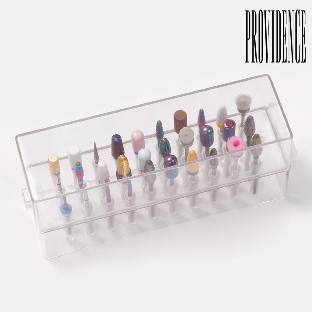 Providence Kotak Penyimpanan Mata Bor 30 Lubang Kapasitas Besar Anti Debu