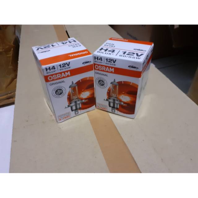 Lampu Mobil/Bohlam Osram Halogen H4 12v 60/55W Asli