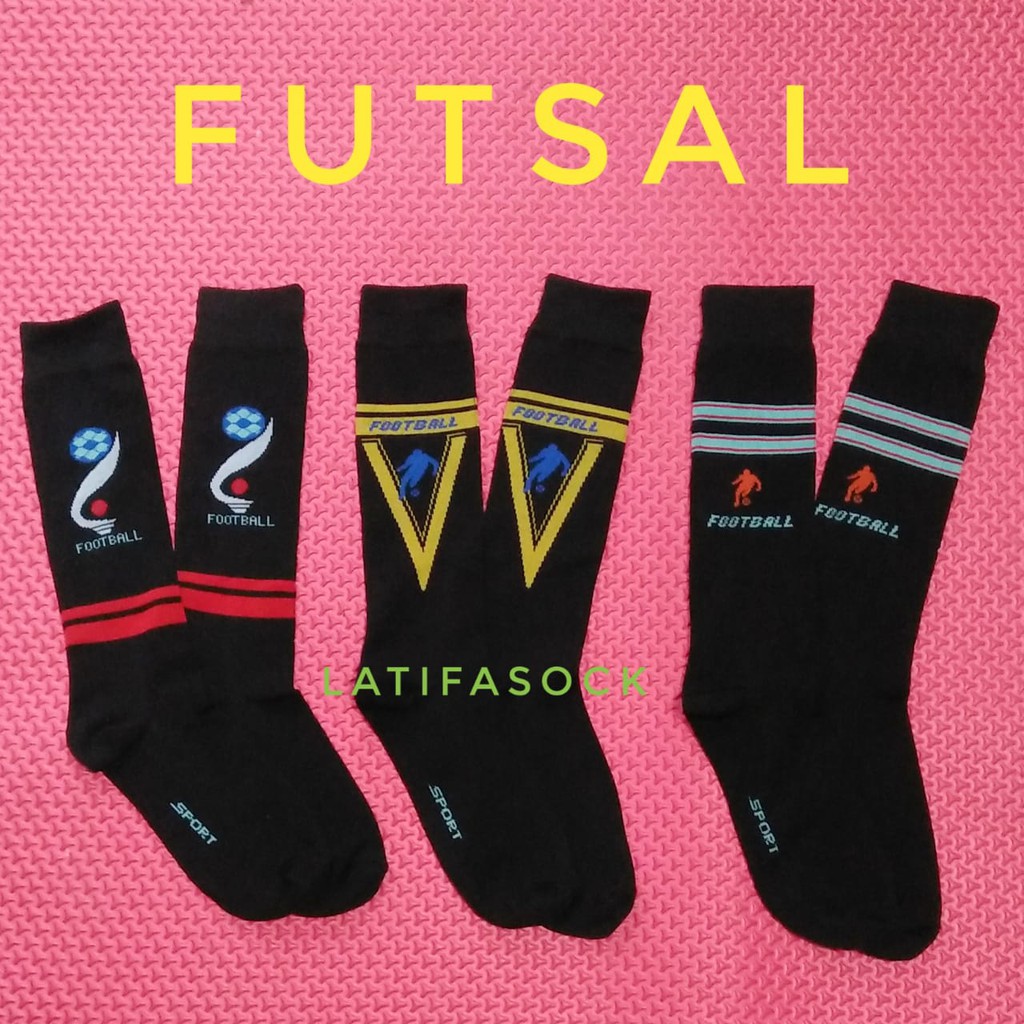 Kaos Kaki Sepak Bola Dewasa Panjang Bahan Nilon/Kaos kaki Futsal