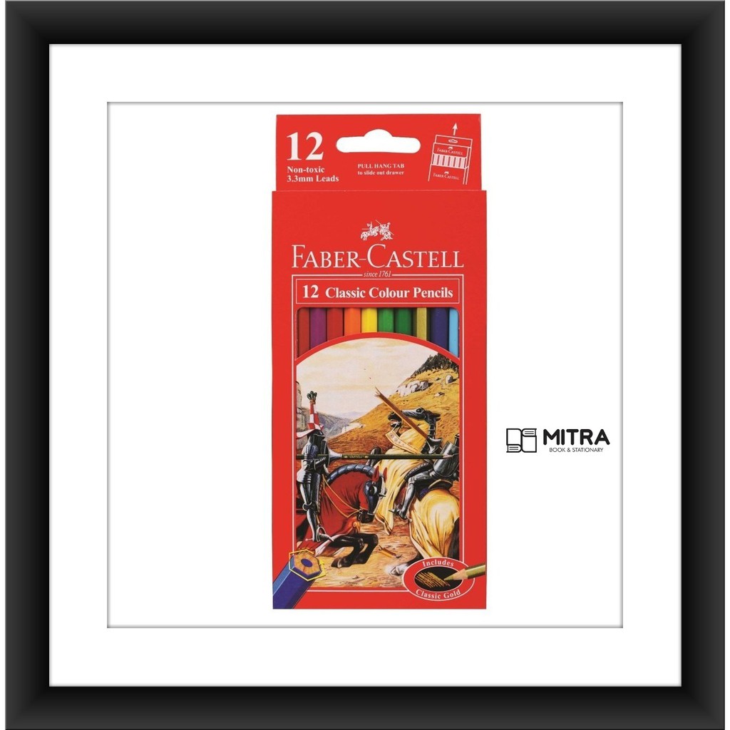 

Pensil Warna Faber Castell Classic 12Warna Panjang