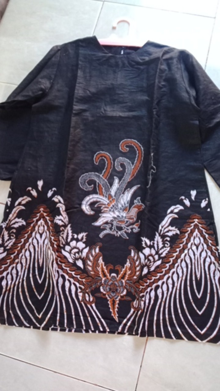 Tunik Batik Wanita M L Xl Xxl Jumbo