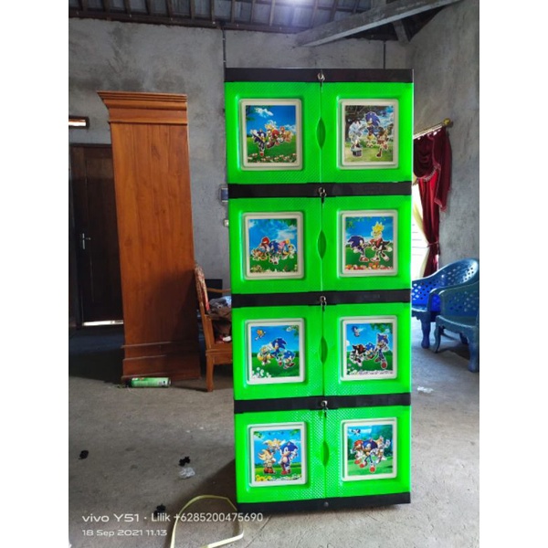 Lemari atom BESTAR susun 4