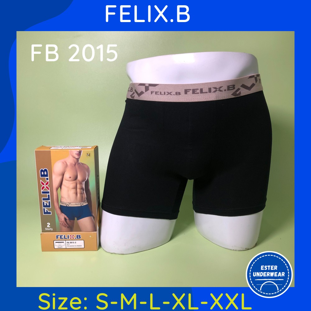 Celana Boxer Pria FELIX.FB 2015 ISI -2 PCS BEST SELLER