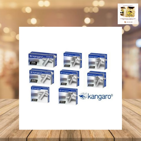 

ISI STAPLES KANGARO NO.10, 24/6, 23/8, 23/10, 23/13, 23/15, 23/17 / 1KOTAK