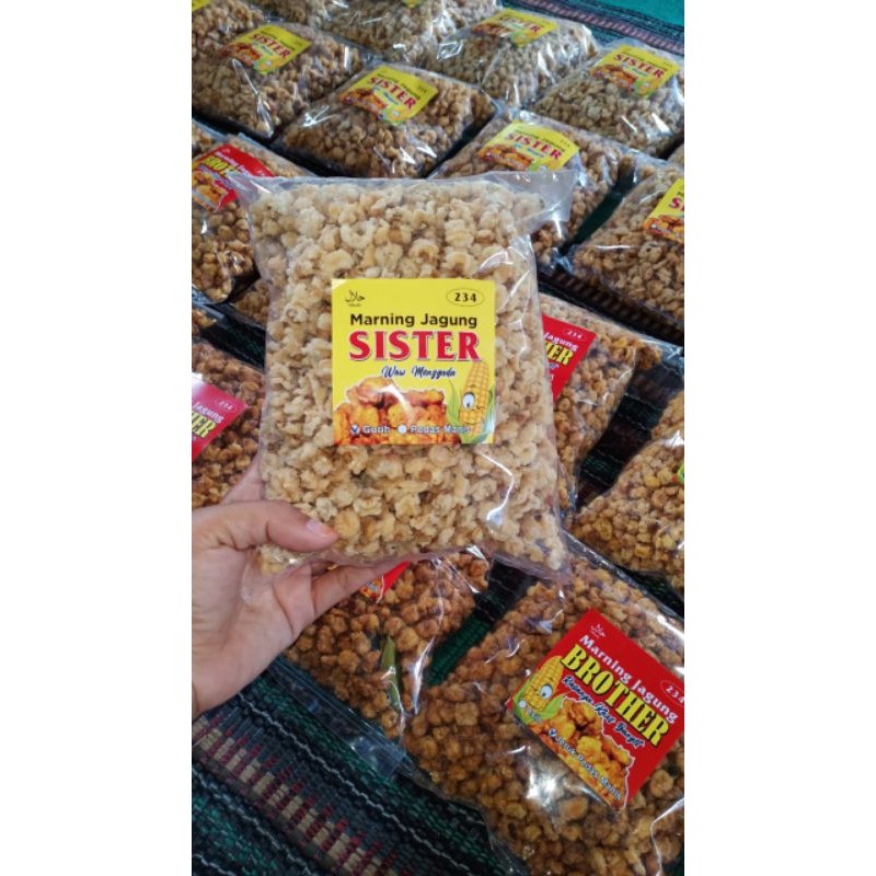 

GROSIR Marning Jagung Renyah Sister pedas manis dan gurih