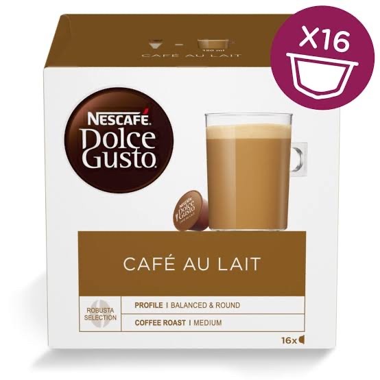 

Kopi - Nescafe Dolce Gusto Cafe Au Lait Capsule