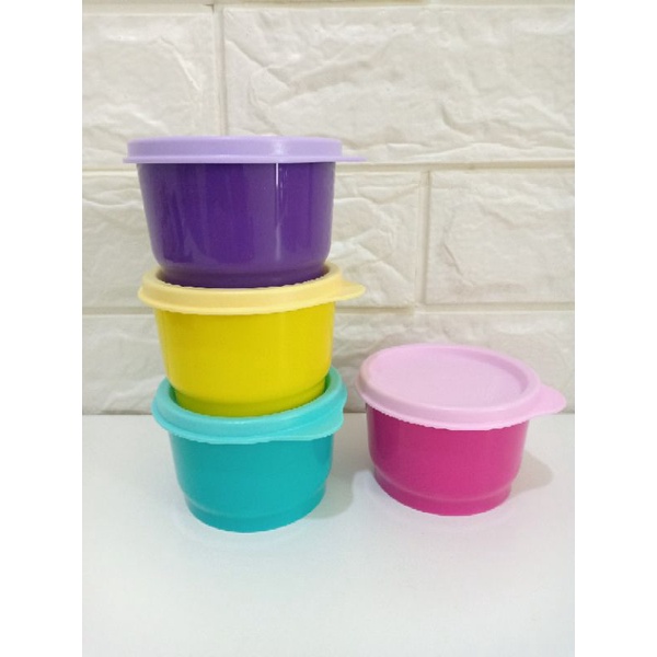 SNACK CUP mpasi / MINI JELL-O agar/ puding/TUPPERWARE wadah sealware